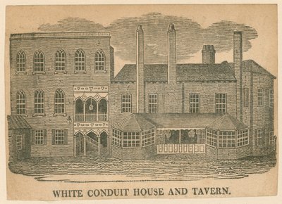 White Conduit House and Tavern, Pentonville, London alkotó: English School