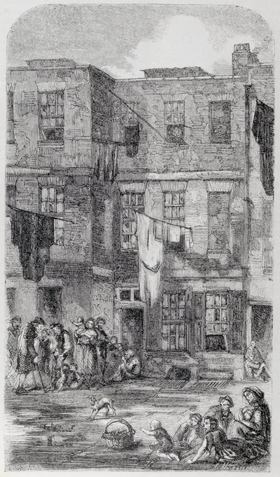 Wild Court, a Great Wild Street mellett, Drury Lane alkotó: English School
