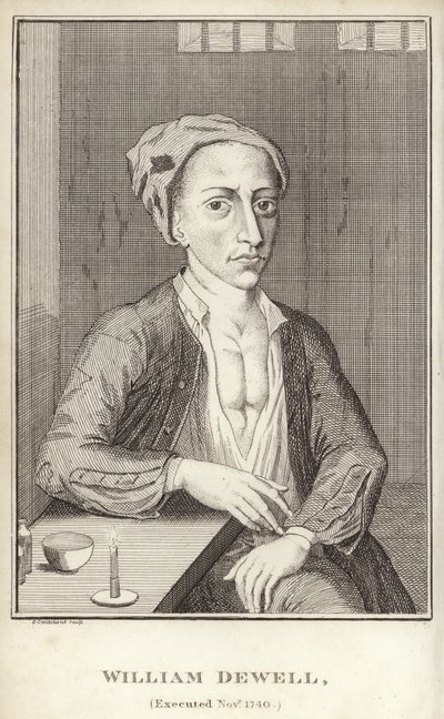 William Dewell, kivégezve 1740 novemberében alkotó: English School