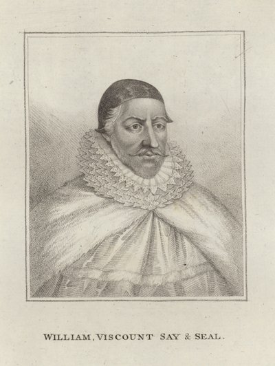 William Fiennes 1. vikomt Saye és Sele alkotó: English School