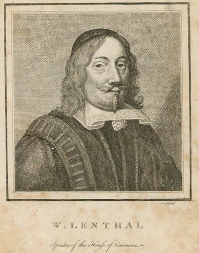 William Lenthal, az alsóház elnöke alkotó: English School