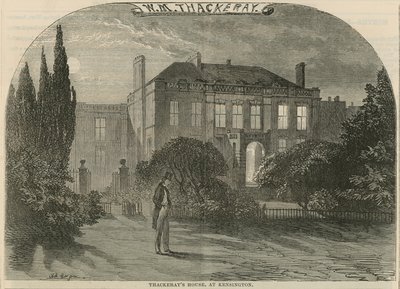 William Makepeace Thackerays ház Kensingtonban, Londonban alkotó: English School