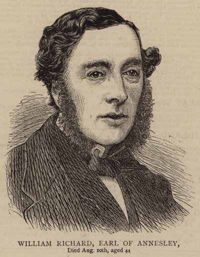 William Richard, Annesley grófja (metszet) alkotó: English School