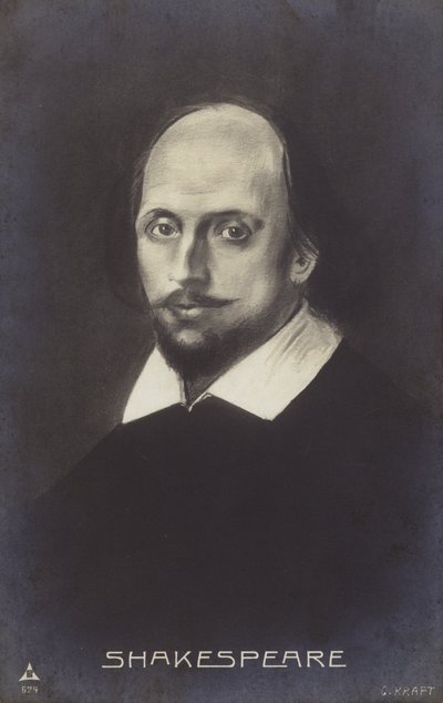 William Shakespeare (1564-1616 körül), angol drámaíró és költő (litho) alkotó: English School