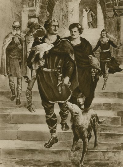 Hódító Vilmos elpusztul (mélynyomás) alkotó: English School