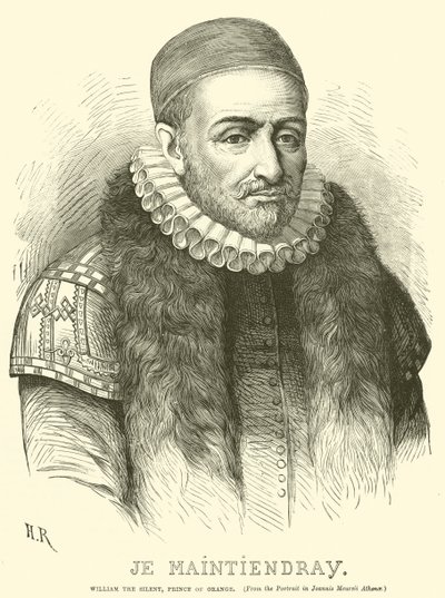 Csendes Vilmos, Narancs hercege (metszet) alkotó: English School