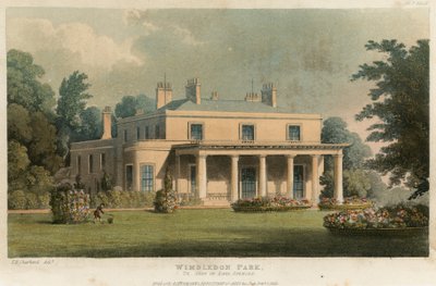 A Wimbledon Park, Earl Spencer székhelye alkotó: English School