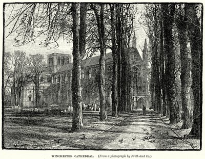 Winchester Cathedral (metszet) alkotó: English School