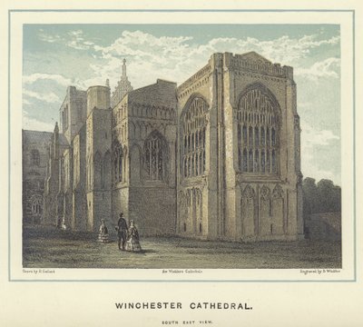 Winchester katedrális, délkeleti nézet alkotó: English School