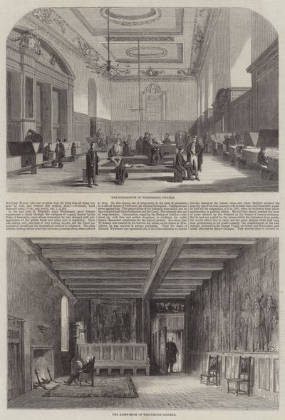 Winchester College (metszet) alkotó: English School
