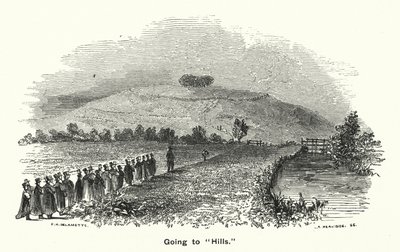 Winchester College: Going to "Hills" (metszet) alkotó: English School