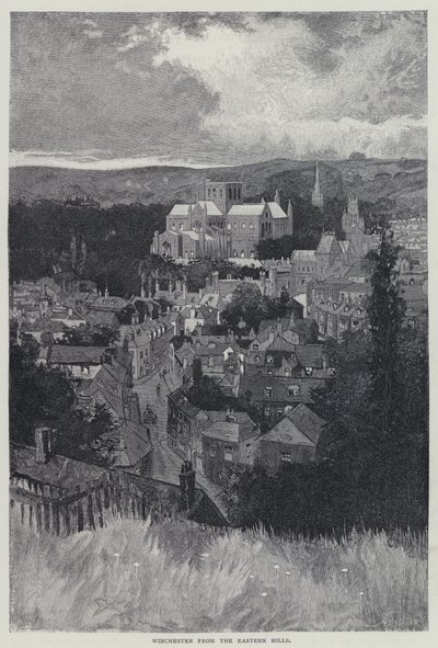 Winchester, az Eastern Hillsből (litho) alkotó: English School