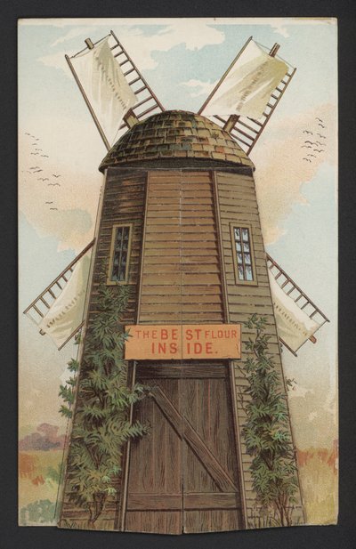 szélmalom (színes litó) alkotó: English School