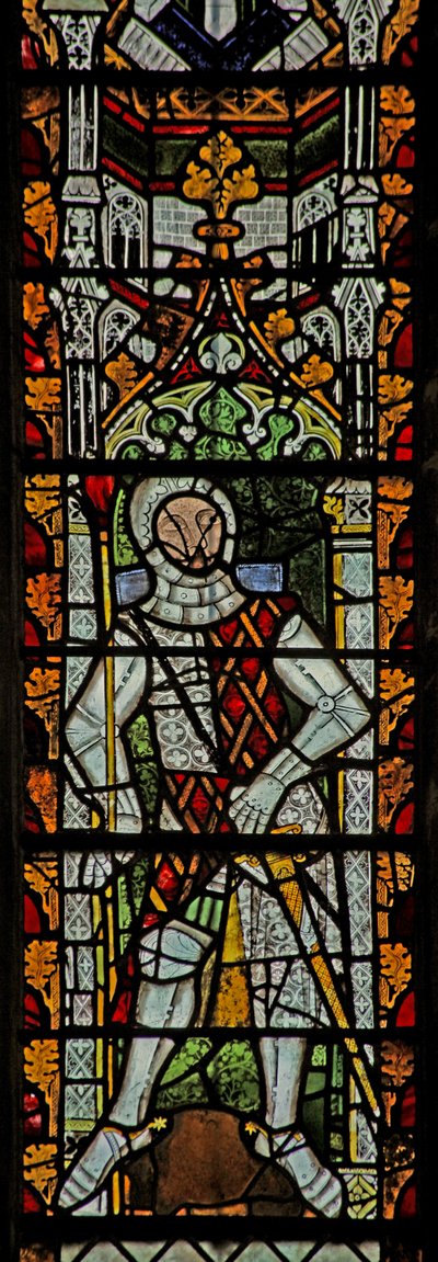 Gilbert III de Clare-t ábrázoló n4 ablak alkotó: English School