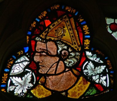 St Cuthbertet ábrázoló s-2 ablak alkotó: English School