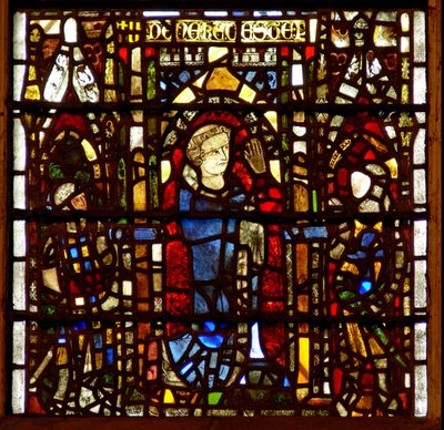 Peter de Dene-t ábrázoló w42-es ablak alkotó: English School