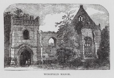 Wingfield Manor (metszet) alkotó: English School