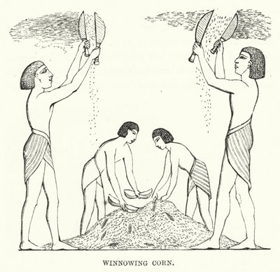 Winnowing Corn (metszet) alkotó: English School