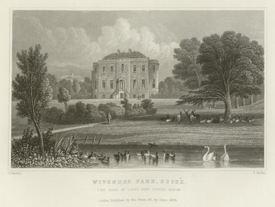 Wivenhoe Park, Essex, Rebow altábornagy székhelye alkotó: English School