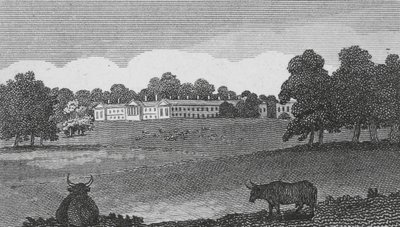 Woburn Abbey (metszet) alkotó: English School