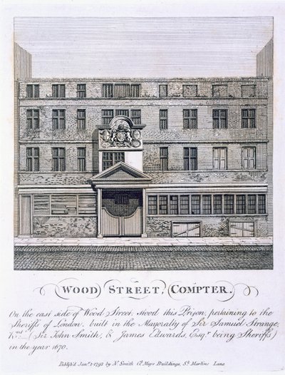 Wood Street, Compter, pub. 1793. alkotó: English School