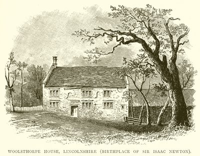 Woolsthorpe House, Lincolnshire (Sir Isaac Newton születési helye) alkotó: English School