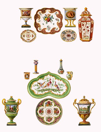 Worcester porcelán alkotó: English School