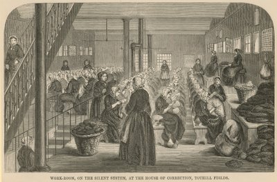 Munkahelyiség a Tothill Fields House of Correction-ben alkotó: English School