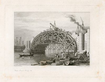 Works, Strand Bridge (azaz Waterloo Bridge), London alkotó: English School