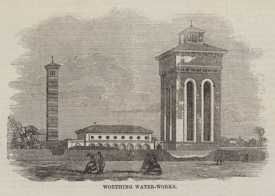 Worthing Water-Works (metszet) alkotó: English School