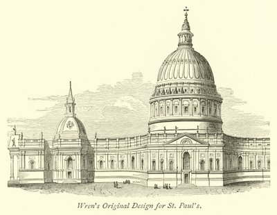 Wrens eredeti design St Pauls számára alkotó: English School