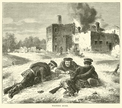 Írás haza, 1870. szeptember alkotó: English School