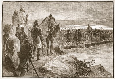 Xerxész átkel a Hellészponton alkotó: English School