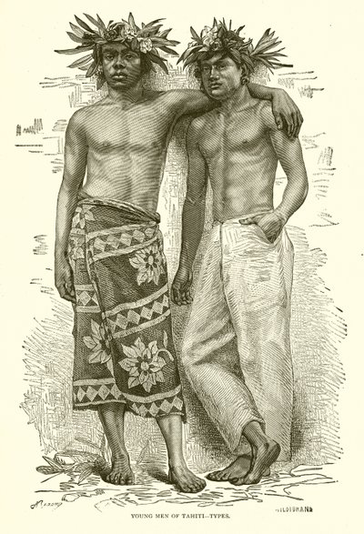 Tahiti fiatal férfiak – típusok alkotó: English School