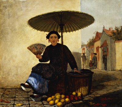 Gyümölcsárus, 1862 alkotó: Enoch Wood Perry