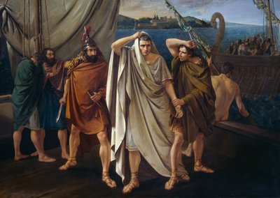 Nagy Pompeius meggyilkolása alkotó: Enrico Bandini