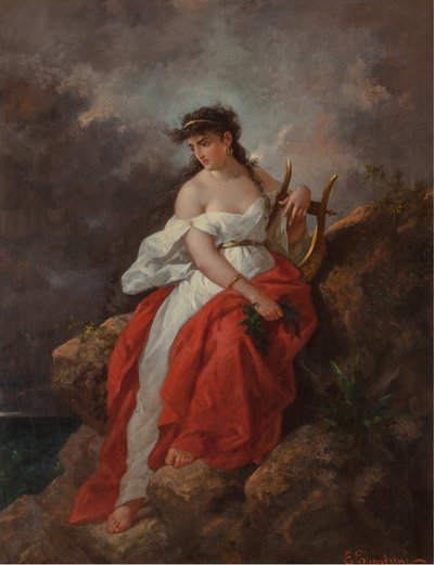A Muse Terpsichore. alkotó: Enrico Fanfani
