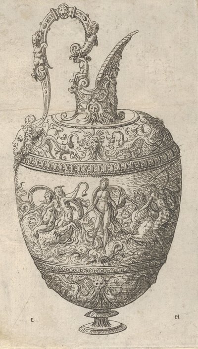 Ewer tervezése, 1565. alkotó: Erasmus Hornick