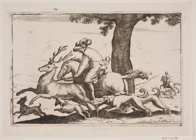 Parforce vadászat alkotó: Erasmus Sigismund Resch