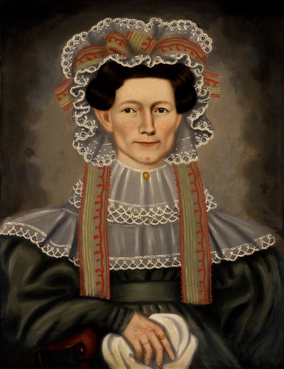Lady of Squire Williams House, kb. 1829. alkotó: Erastus Salisbury Field
