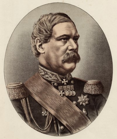 Francis Edward Todleben tábornok (színes litó) alkotó: Eraun and Cie