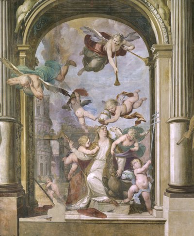 Szűz Mária koronázása alkotó: Ercole Procaccini