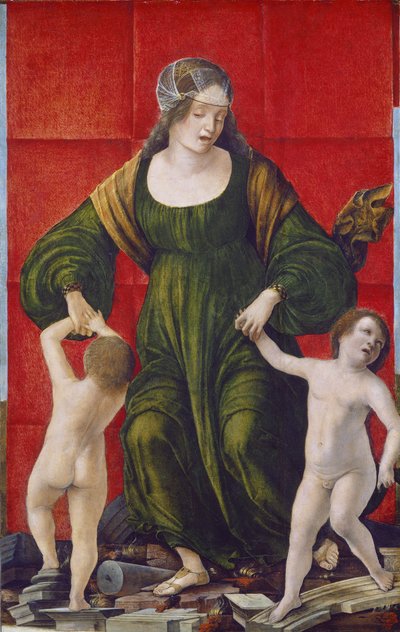 Hasdrubal felesége és gyermekei, 1490–1493 körül (tempera nyárfatáblán) alkotó: Ercole de Roberti