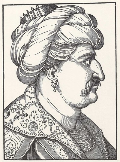 I. Szulejmán szultán portréja, a csodálatos alkotó: Erhard Schon