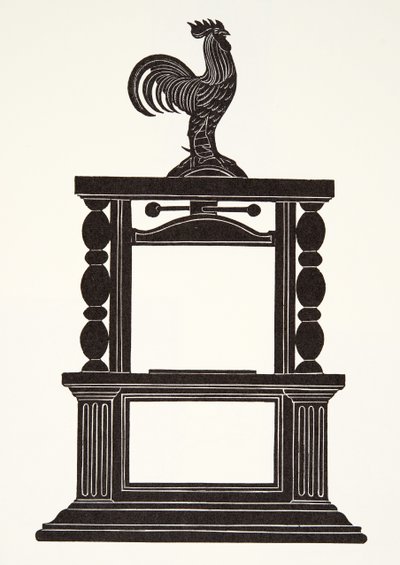 Kakas és a nyomda alkotó: Eric Gill