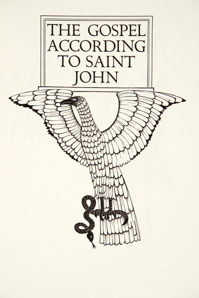 A Szent János sas alkotó: Eric Gill