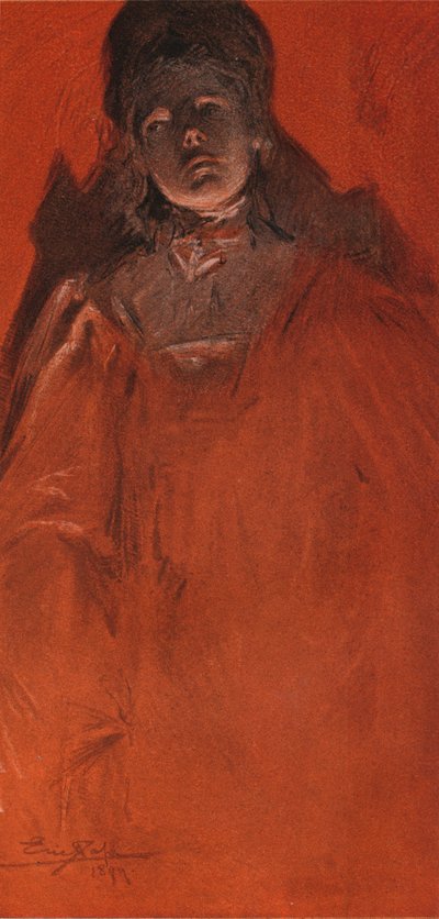 „A portrétanulmány”, 1899 alkotó: Eric Pape