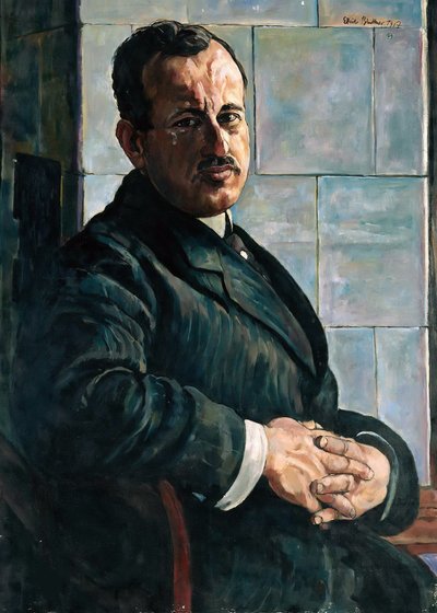 Georg Hermann portréja 1871-1943, 1917-1918. alkotó: Erich Büttner