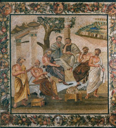 Beszélgetés filozófusok között alkotó: Erich Lessing