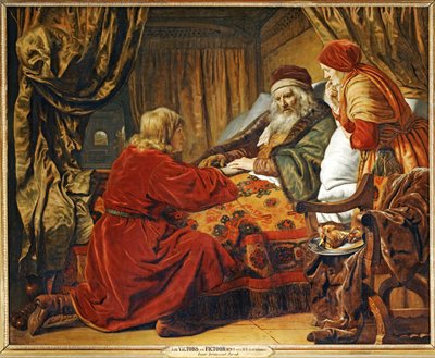 Izsák megáldja Jákobot ... alkotó: Erich Lessing